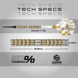 Red Dragon Paradym Darts Gold & Silver Parallel Softdart