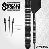 Red Dragon Sable 01 (Parallel) Switch Point Steeltip