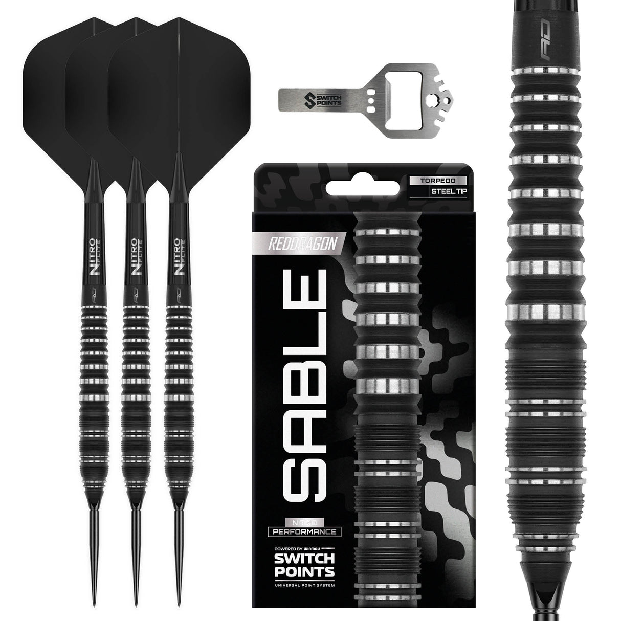 Red Dragon Sable 02 (Torpedo) Switch Point Steeltip