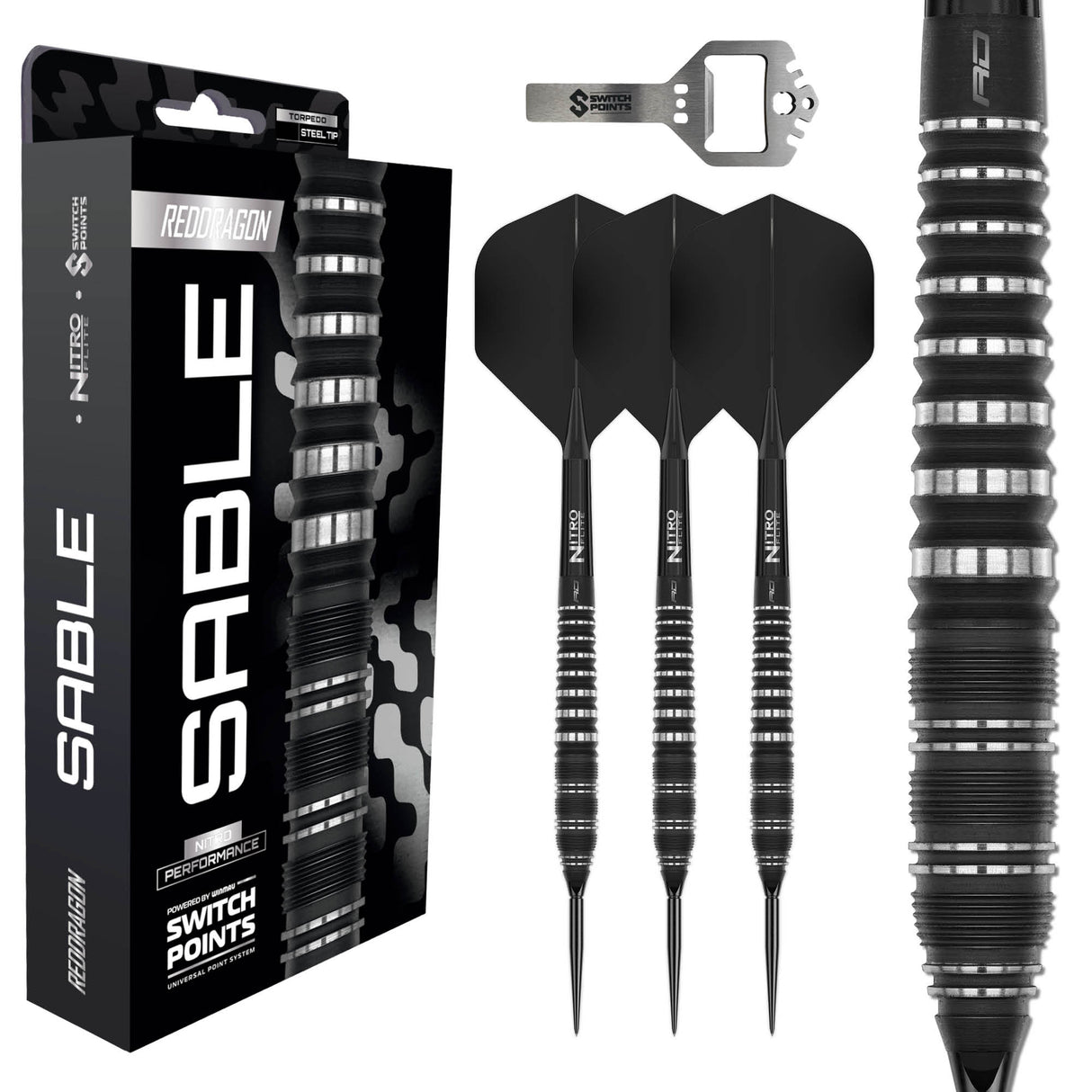 Red Dragon Sable 02 (Torpedo) Switch Point Steeltip