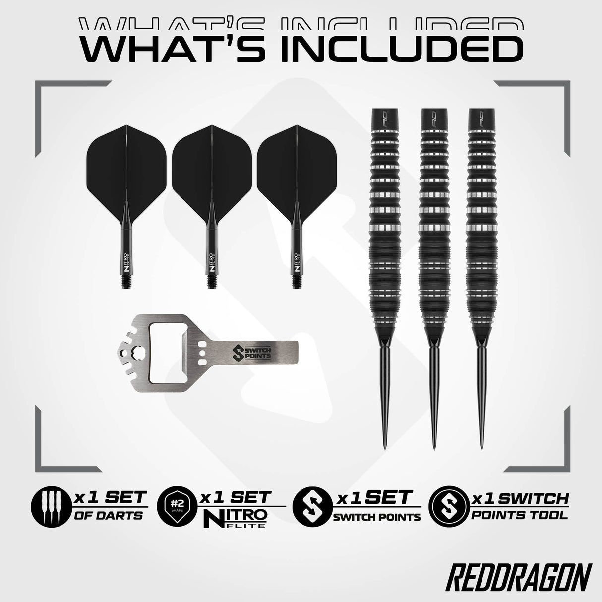 Red Dragon Sable 02 (Torpedo) Switch Point Steeltip