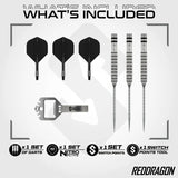 Red Dragon Gian van Veen Tour Edition 21g - Switch Point Darts