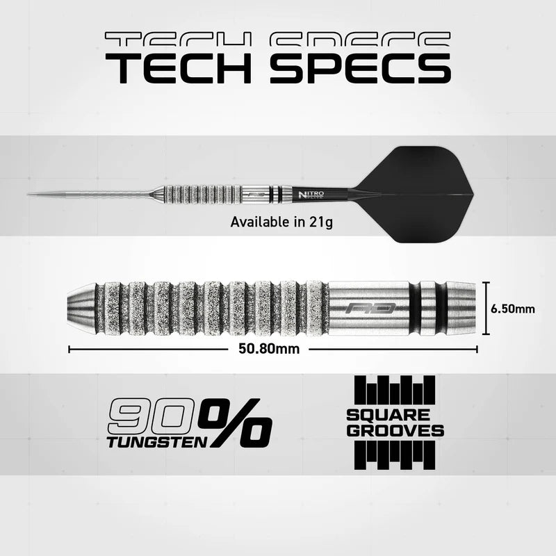 Red Dragon Gian van Veen Tour Edition 21g - Switch Point Darts