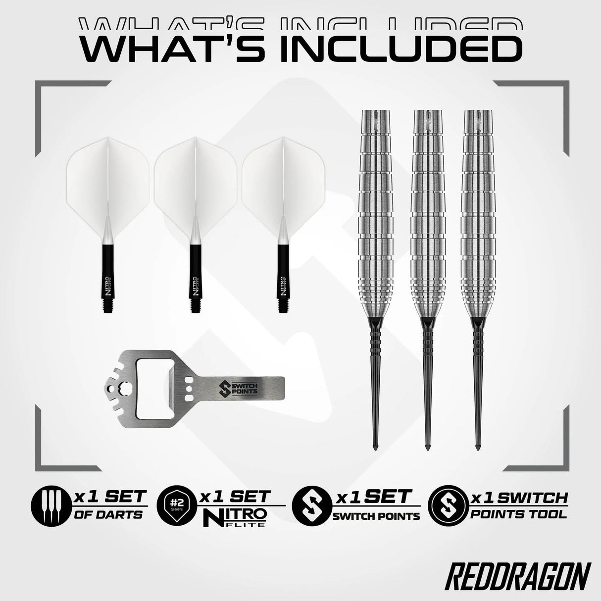 Red Dragon Luke Humphries TX1 Pioneer Switch Point Steeltip