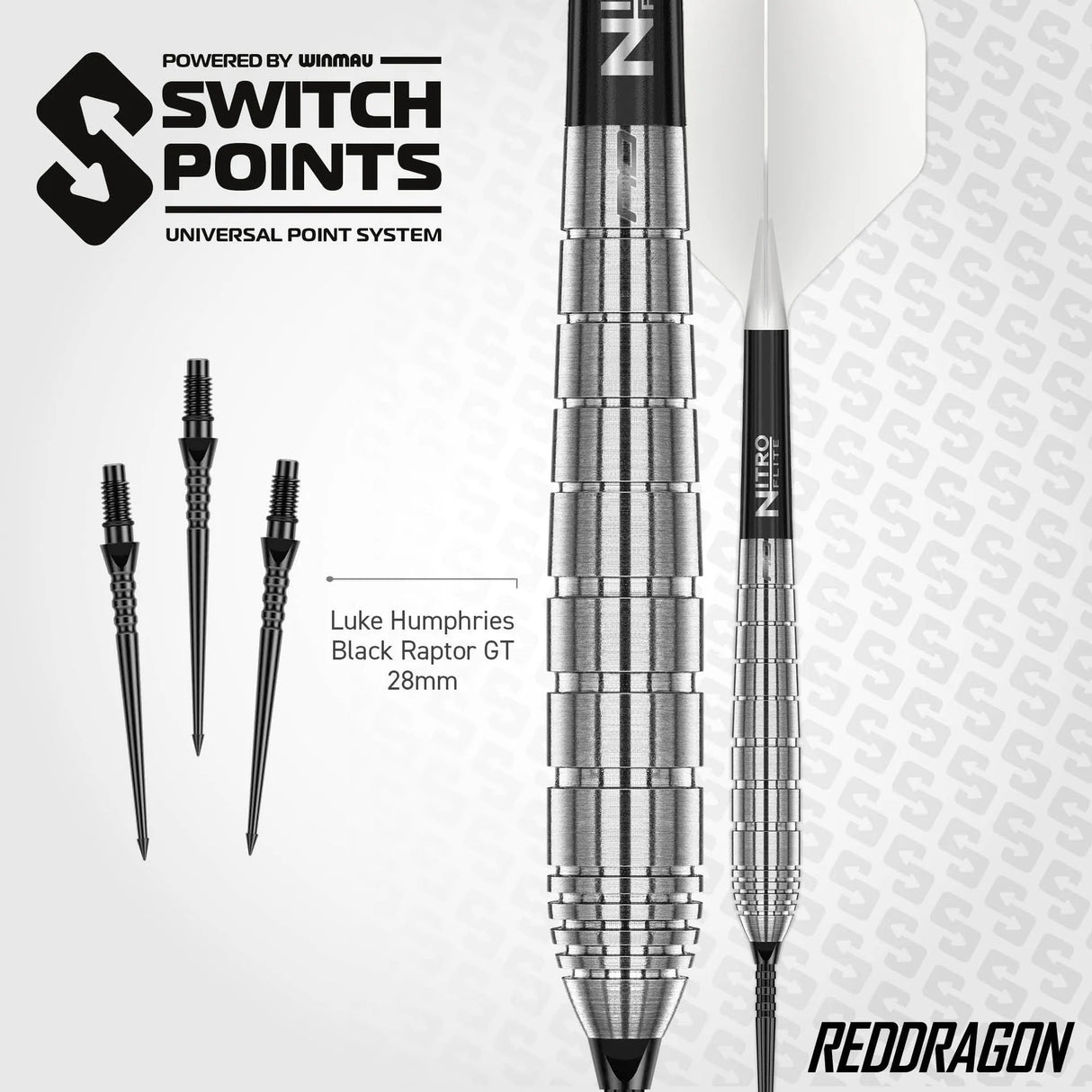 Red Dragon Luke Humphries TX1 Pioneer Switch Point Steeltip