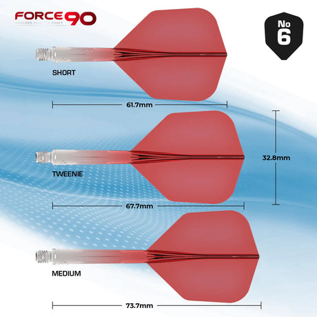 Mission Force 90 Flight & Shaft System NO6 Transparent Rot