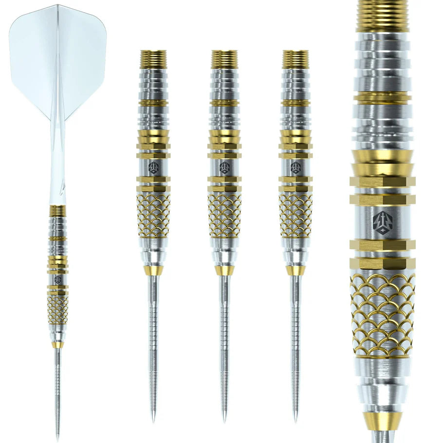 Caliburn Player Darts - Steeltip - 90% Tungsten - Gold Spear - 23g