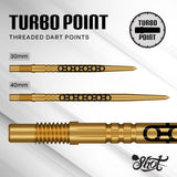 Shot Goths Gold Turbo Dart Points