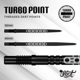 Shot Goths Schwarz Turbo Dart Points