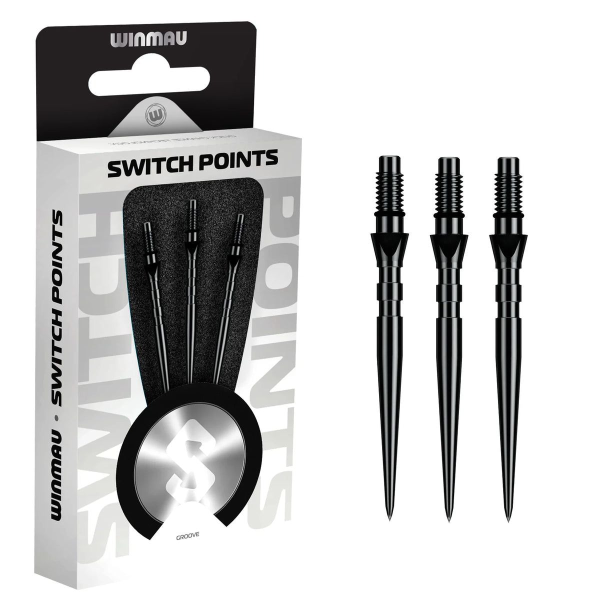Winmau Switch Points Groove Black