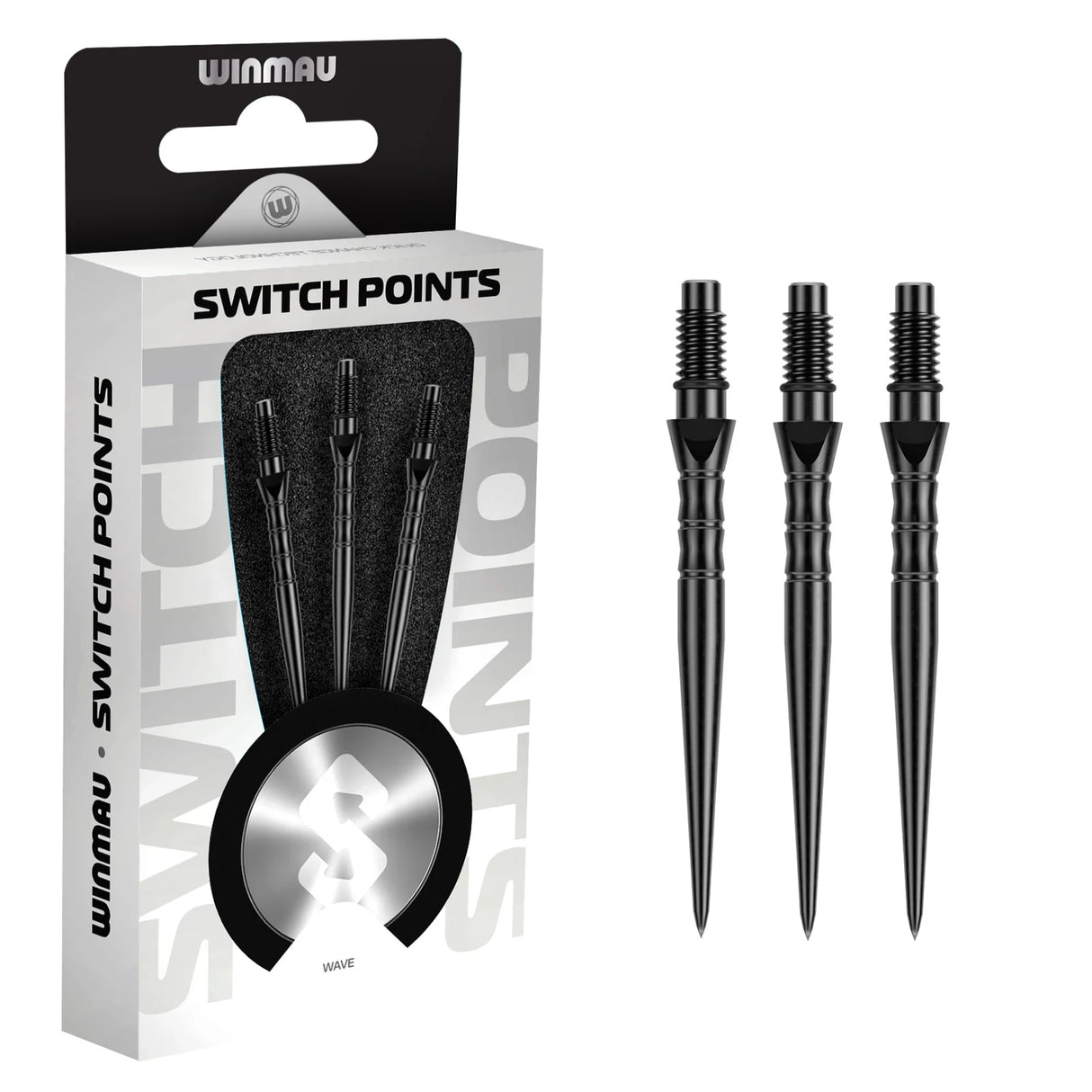 Winmau Switch Points Wave Black