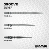 Winmau Switch Points Groove Silver Effect