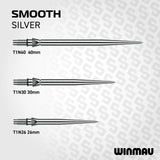 Winmau Switch Points Smooth Smooth Silver Effect