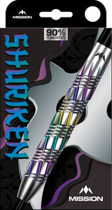 Mission Shuriken Darts - Steel Tip - 90% Tungsten