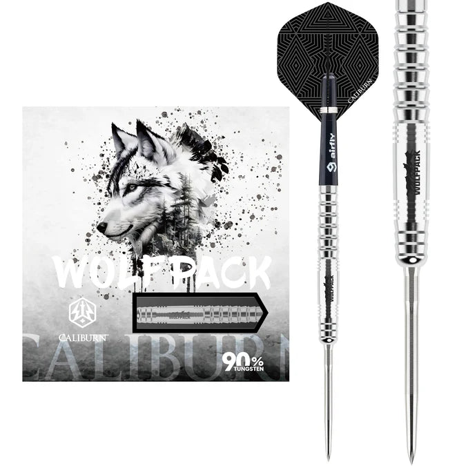 Caliburn Wolfpack Darts – Steel Tip – 90 % Tungsten – W6 – 22 g
