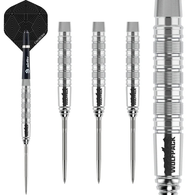 Caliburn Wolfpack Darts – Stahlspitze – 90 % Tungsten – W7 – 21 g