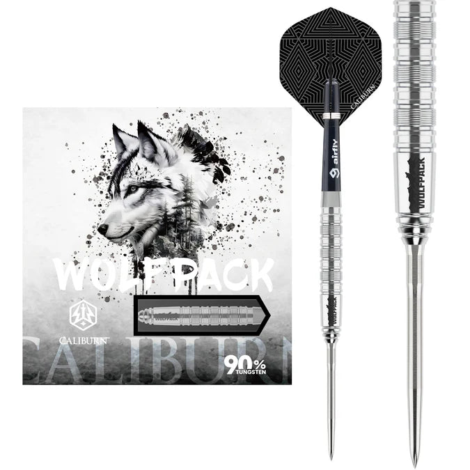 Caliburn Wolfpack Darts – Stahlspitze – 90 % Tungsten – W7 – 21 g