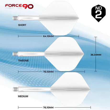 Mission Force 90 Flight & Shaft System Weiß Standard No2