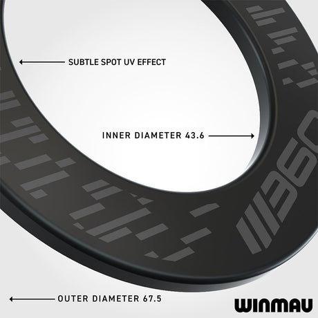 Winmau - Surround Blade 360 schwarz
