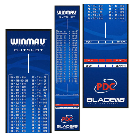 Dartmatte Winmau Outshot Soft Blue