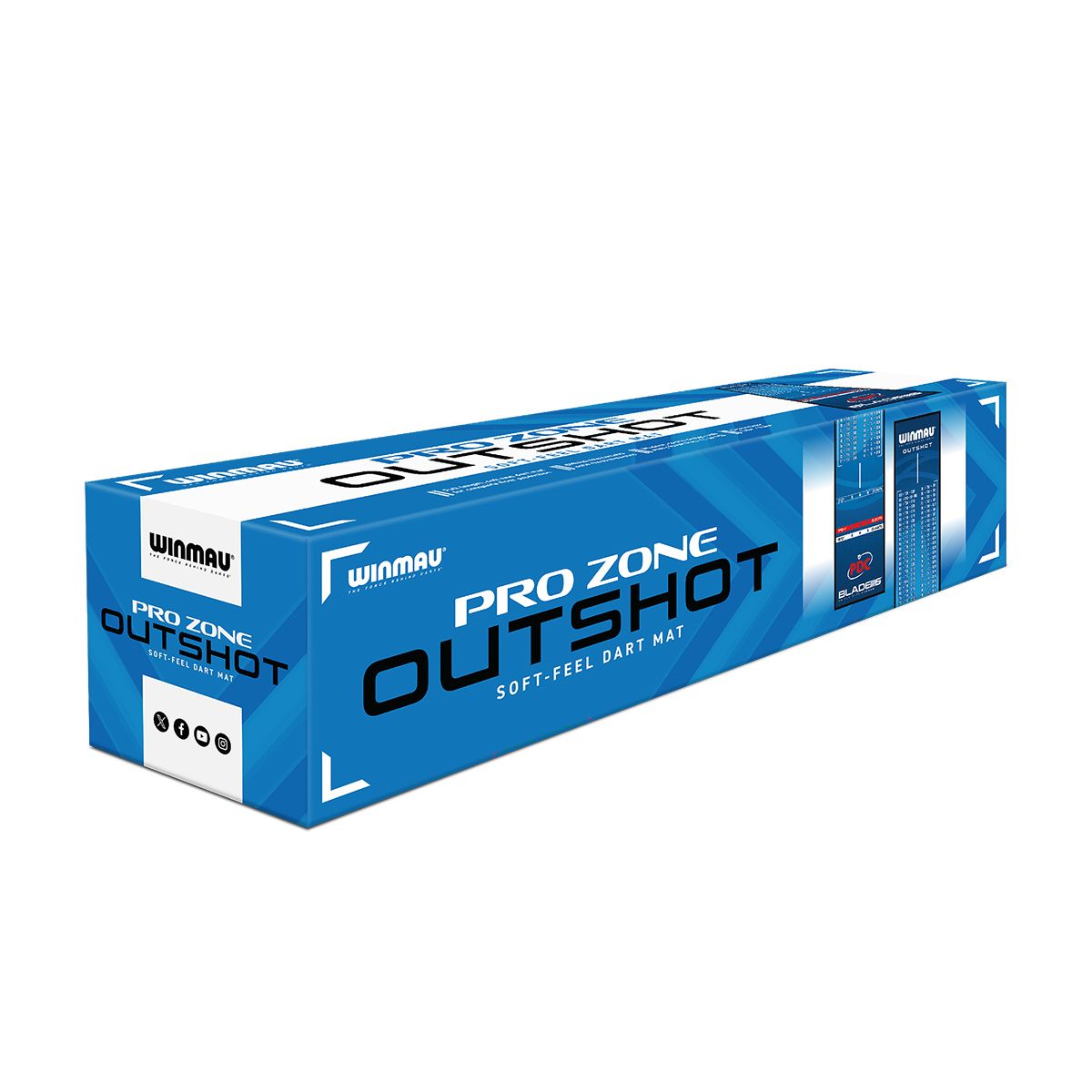 Dartmatte Winmau Outshot Soft Blue