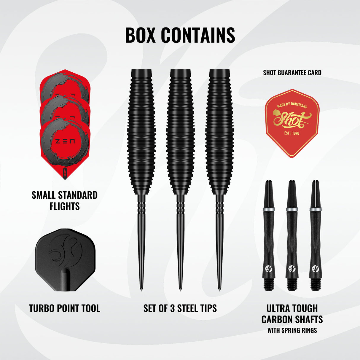 Shot Zen Bomber 90% Steel Tip