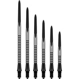 Caliburn EZ-EVO Dartspitzen - Dual Quad Flute - Schwarz