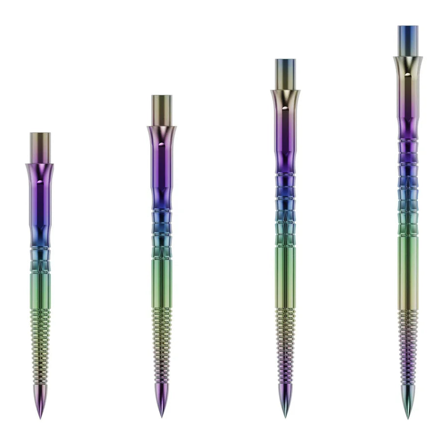 Caliburn Evo Dart Points - Bamboo - Rainbow