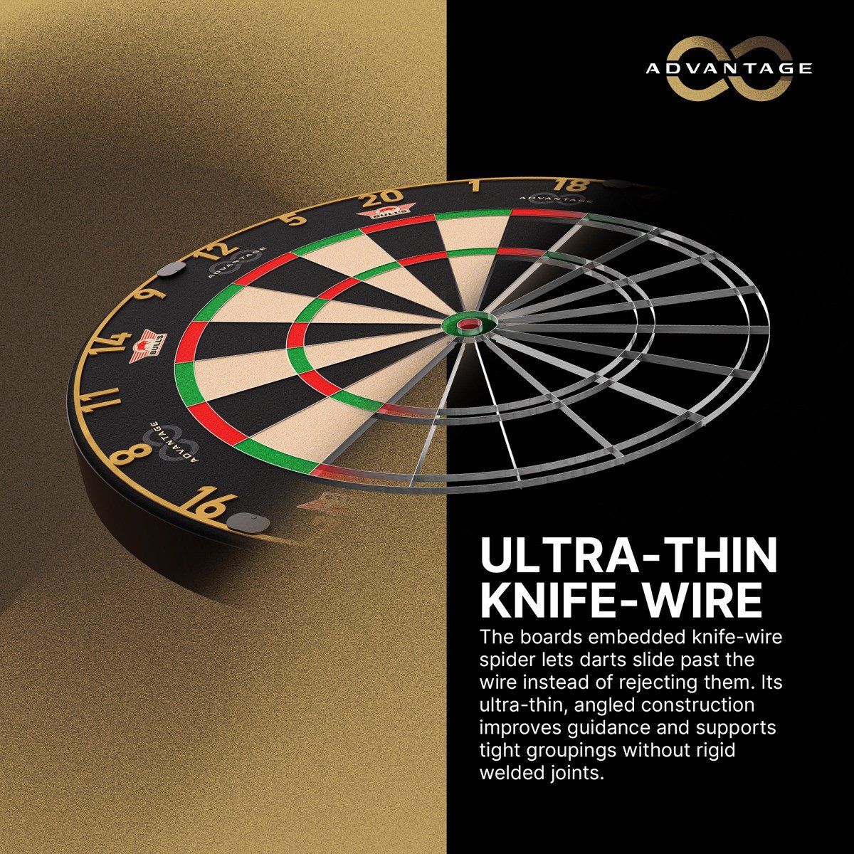 Bull's NL Advantage 8 Dartboard