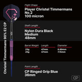 Bull's Christel Timmermans 90% E2 CP Steeltip