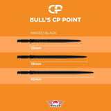 Bull´s CP Points Ringed Grip Schwarz