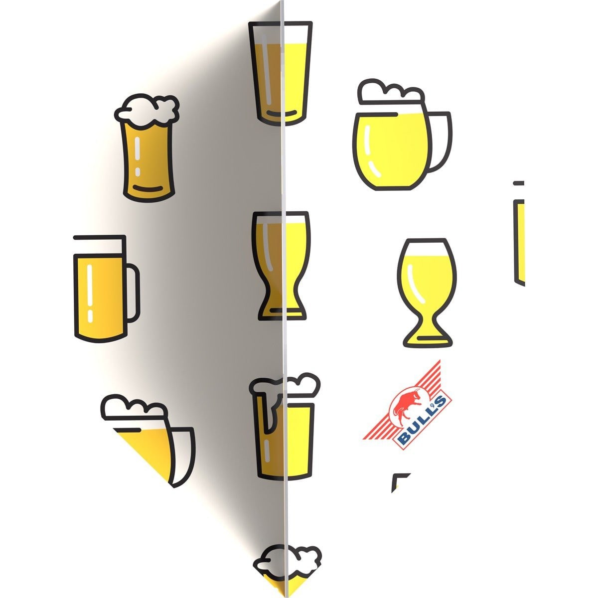 Bull´s Flight Design Beer Cartoons