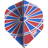 Bull´s Flight Design Dartboard Blau & Rot