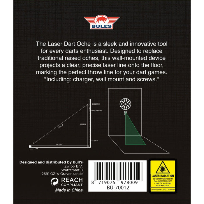 Bull's Green Laser Oche