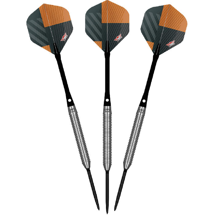 Bull's Volt Orange 80% CP Steeltip