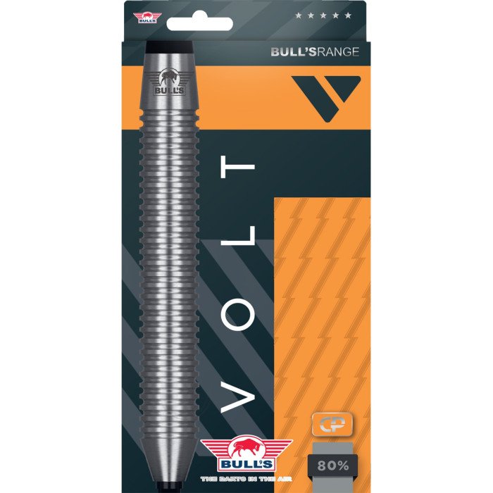 Bull's Volt Orange 80% CP Steeltip