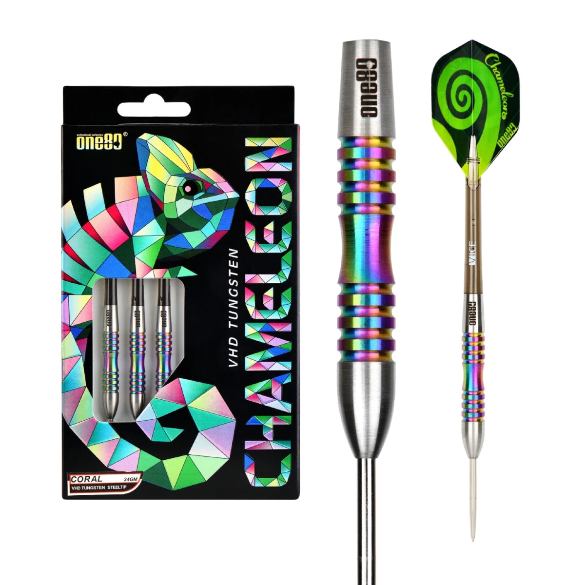 ONE80 - Chameleon - Coral - Steeldart