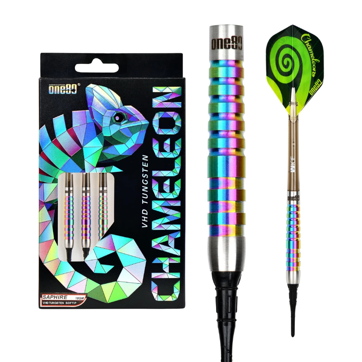 ONE80 - Chameleon - Saphire - Softdart 18g