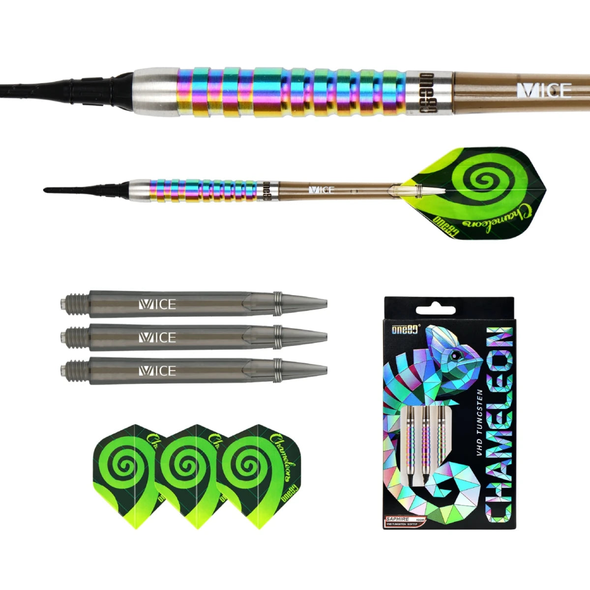 ONE80 - Chameleon - Saphire - Softdart 18g