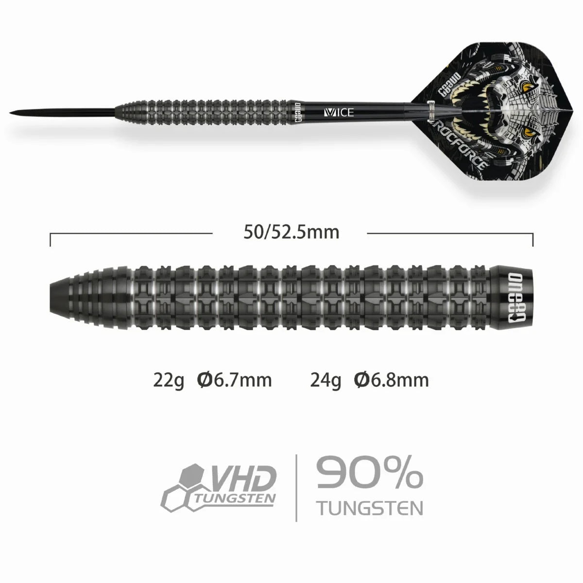 ONE80 Crocforce CF1 Steeltip