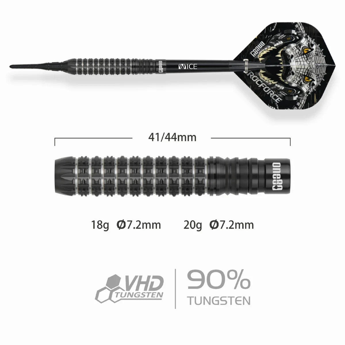 ONE80 Crocforce CF2 Softtip