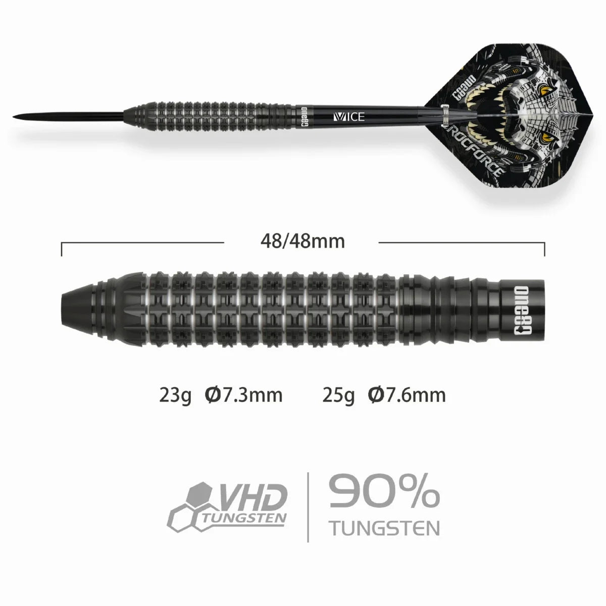 ONE80 Crocforce CF2 Steeltip
