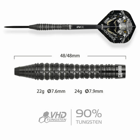 ONE80 Crocforce CF3 Steeltip