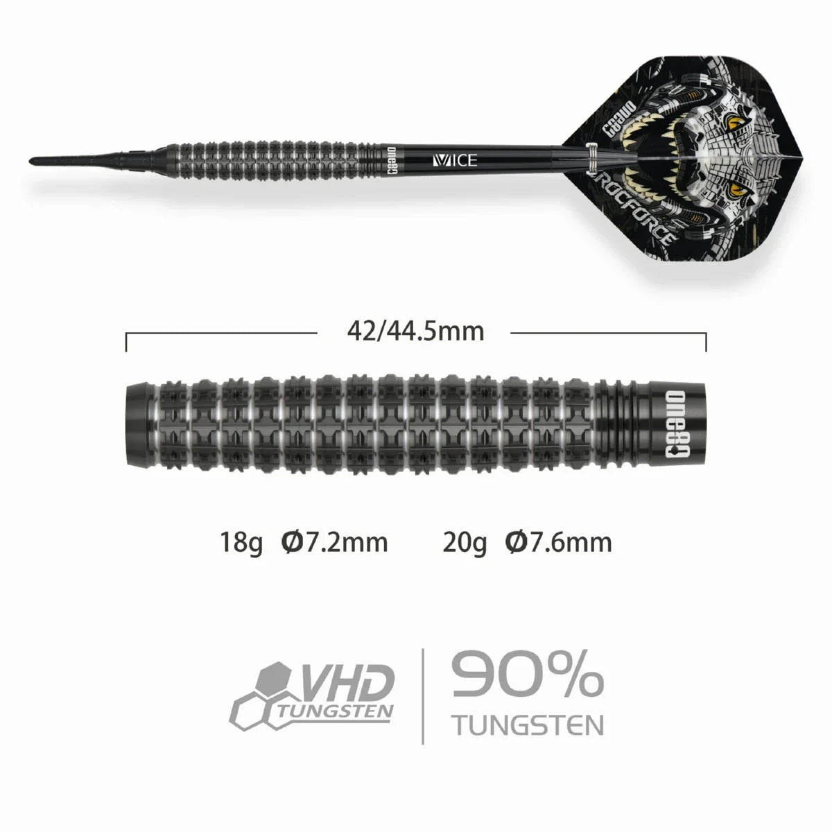 ONE80 Crocforce CF4 Softtip