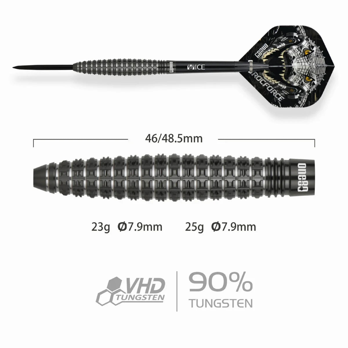 ONE80 Crocforce CF4 Steeltip