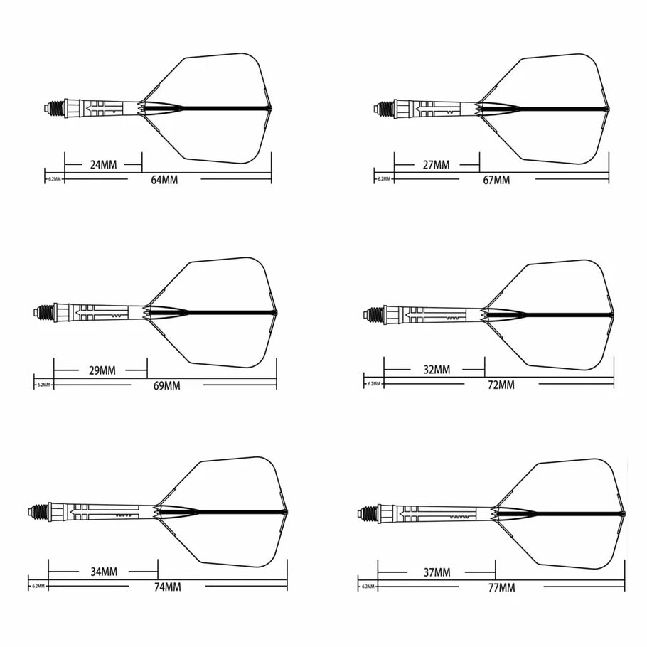 Cuesoul Rost T19 Carbon Big Wing Flight-Shaft System