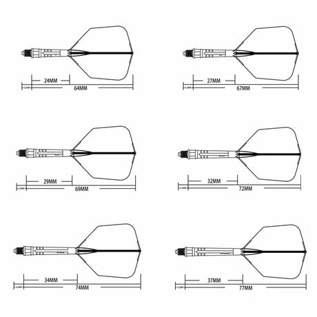 Cuesoul Rost T19 Carbon Big Wing Flight-Shaft System