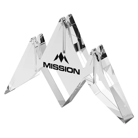 Mission "M"Logo Acrylic Dart Stand 3 Dart Display Stand