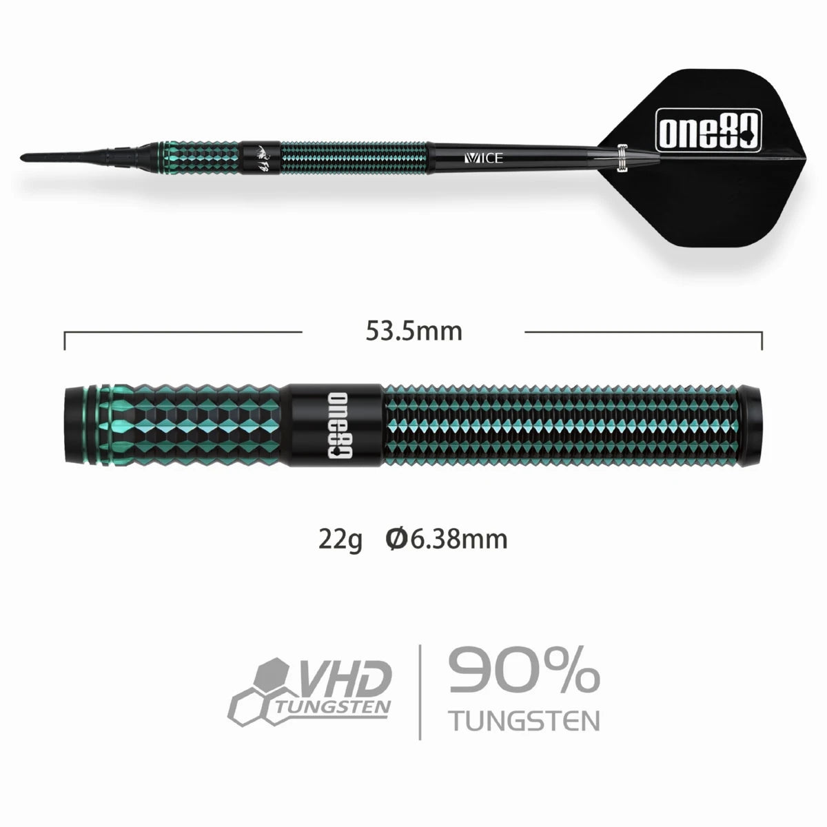 One80 FB Leung V3 Signature Dart Softtip 22g