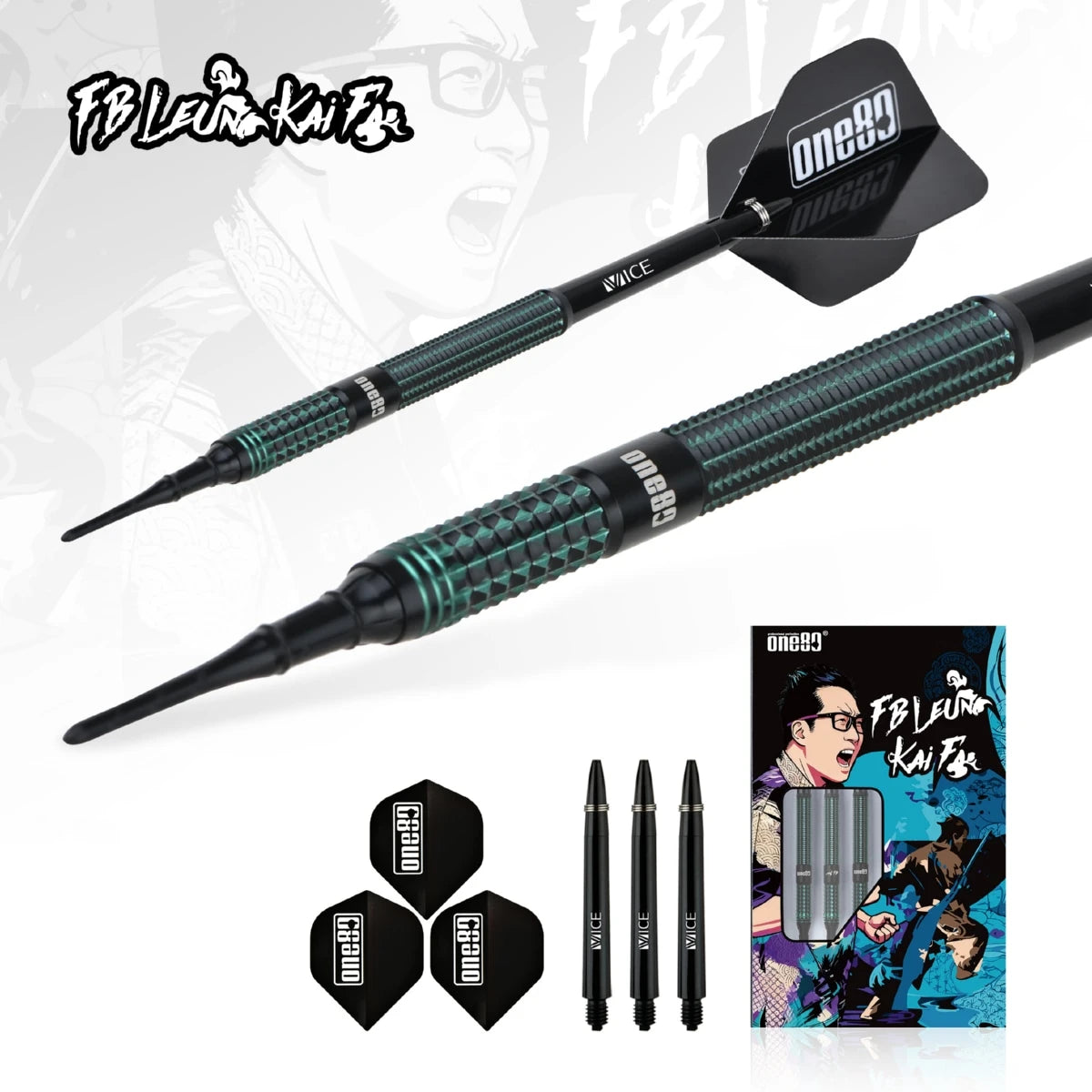 One80 FB Leung V3 Signature Dart Softtip 22g